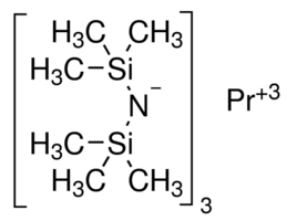 Tris[N,N-bis(trimethylsilyl)amide]praseodymium(III) - CAS:35789-00-5 - Praseodymium tris(1,1,1,3,3,3-hexamethyldisilazan-2-ide), Praseodymium tris(hexamethyldisilazide), Bis(trimethylsilyl)azanide praseodymium(3+)